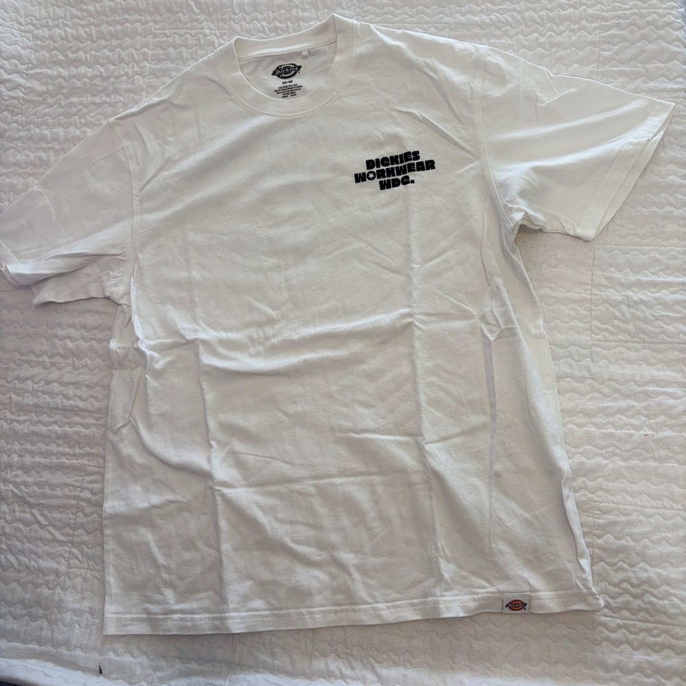 Dickies Workwear WDC 817 Uniform Maker Graphic T-Shirt White Mens Medium